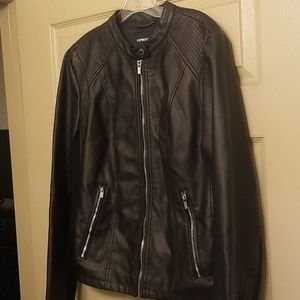 Express faux leather jacket